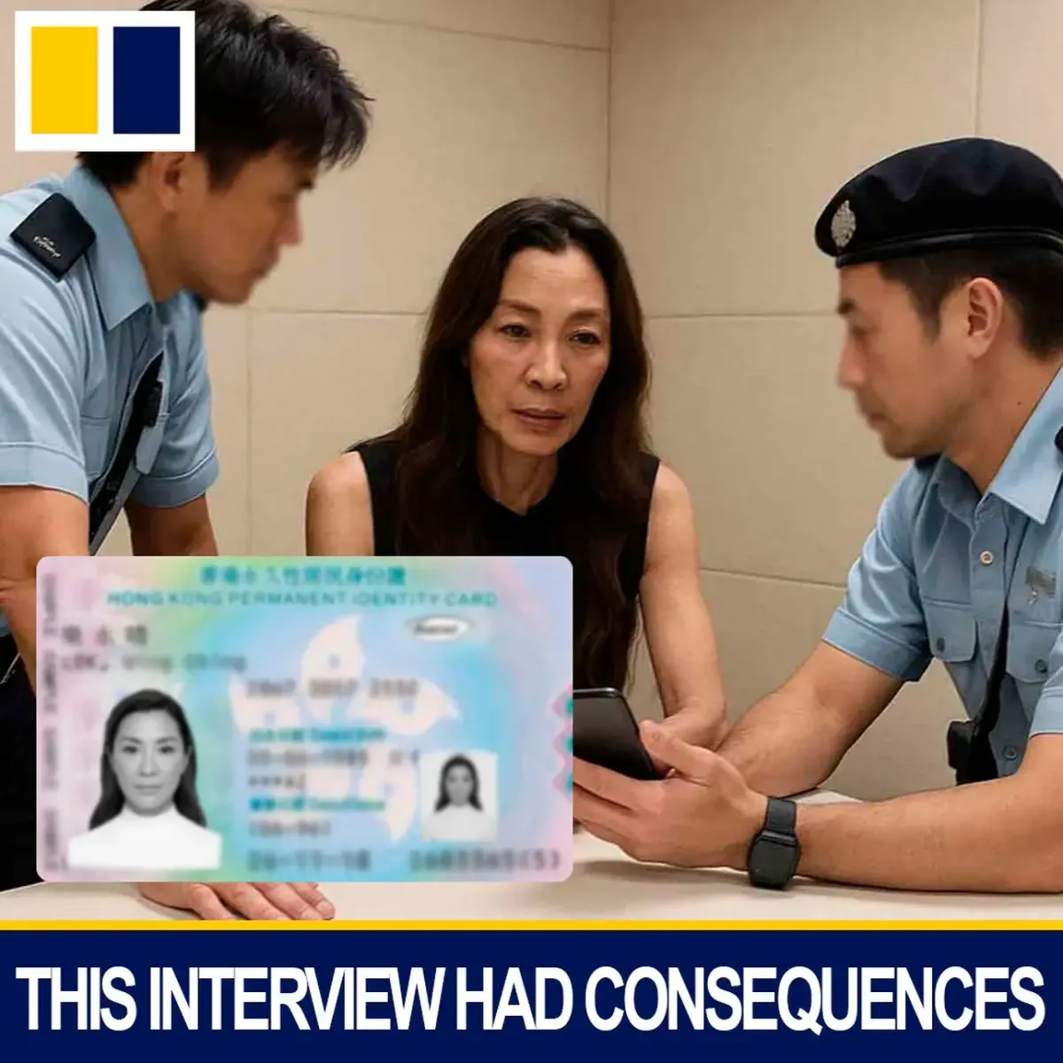 Trade Vector AI scam ad impersonating Michelle Yeoh in HK