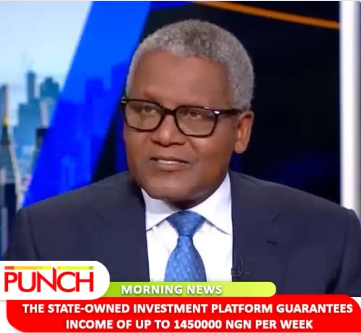PrimeAura scam ad impersonating Aliko Dangote in NG