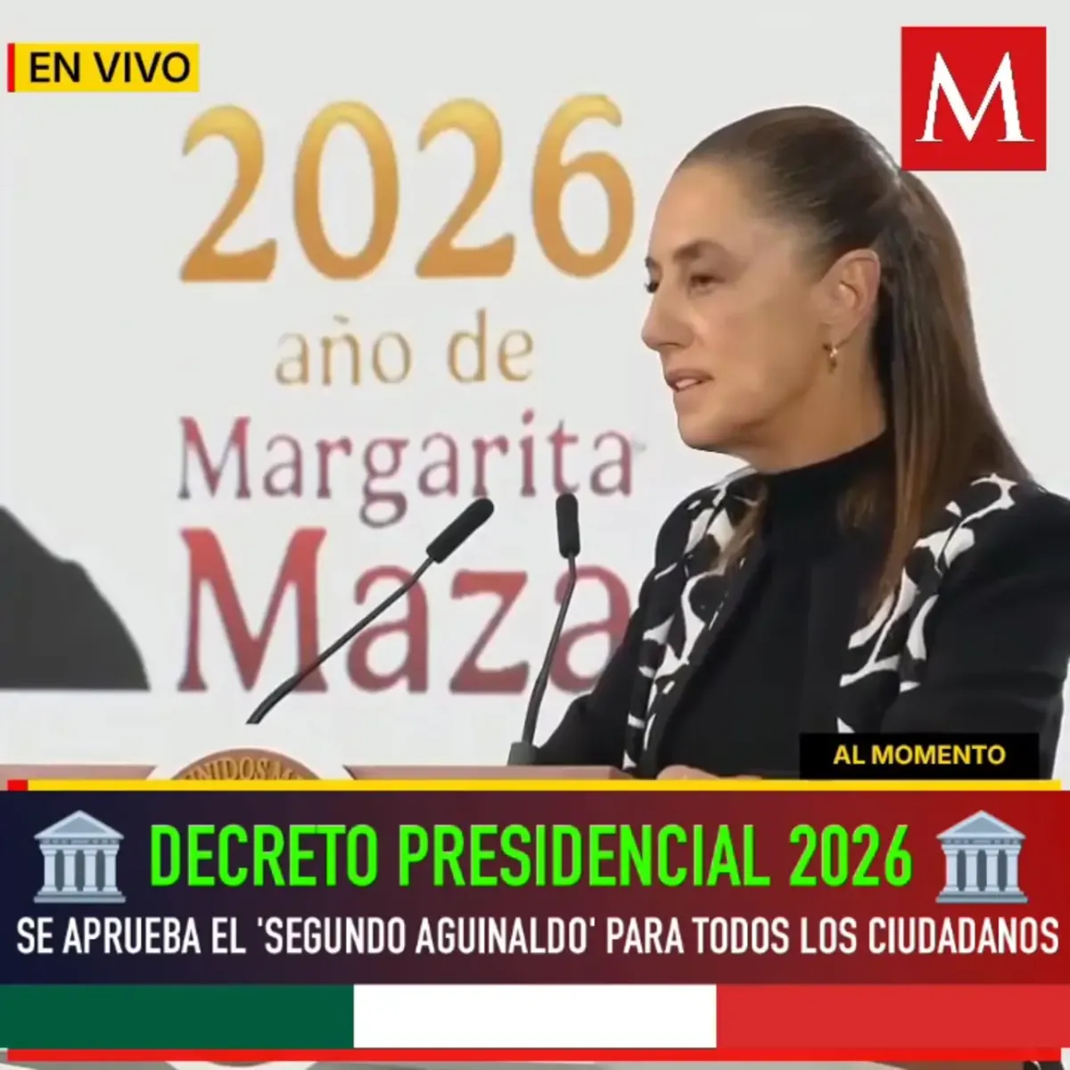 Immediate +V4 Intal scam ad impersonating Claudia Sheinbaum, Carlos Slim in MX