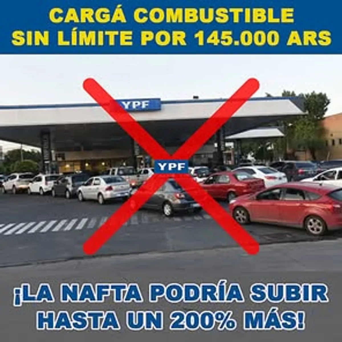 Fraudulent Immediate Bienestar ad creative impersonating Horacio Daniel Marín, Javier Milei targeting AR