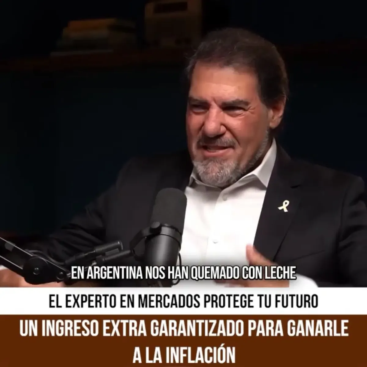 Fraudulent Immediate Bienestar ad creative impersonating José María Campagnoli, Claudio Zuchovicki targeting AR