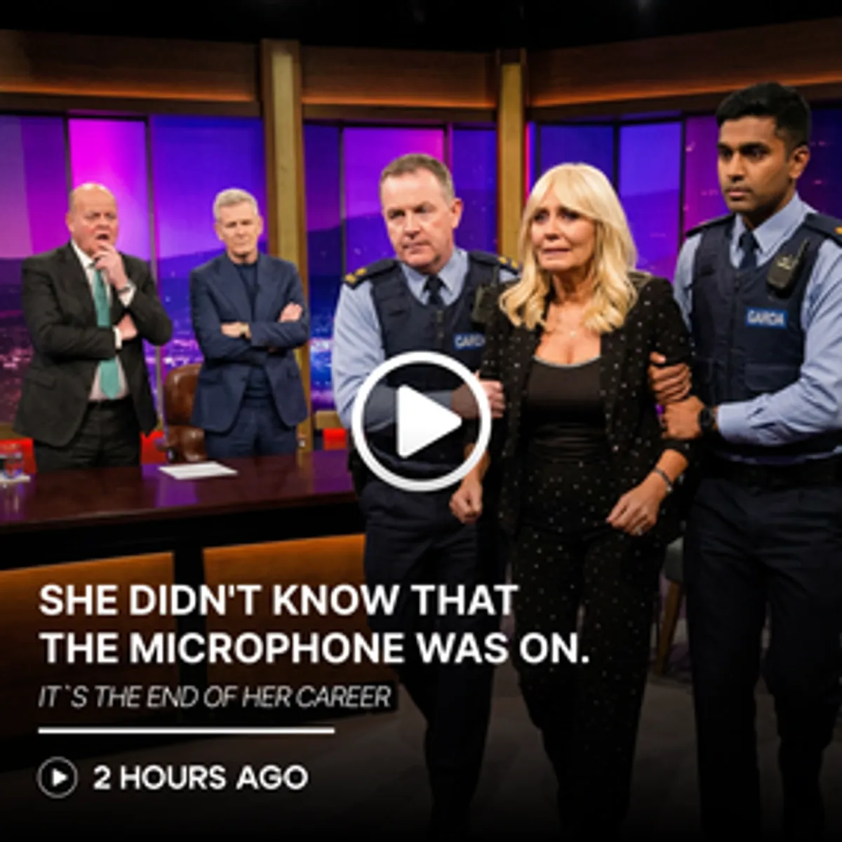 Fraudulent CapBit ad creative impersonating Miriam O'Callaghan targeting IE