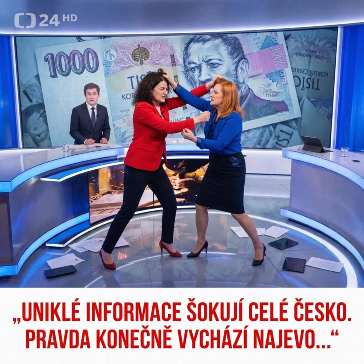 Fraudulent Vlna Kapitisk ad creative impersonating Markéta Šichtářová, Alena Schillerová targeting CZ