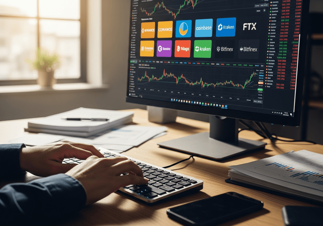 User entering cryptocurrency platform information into a real-time verification system interface